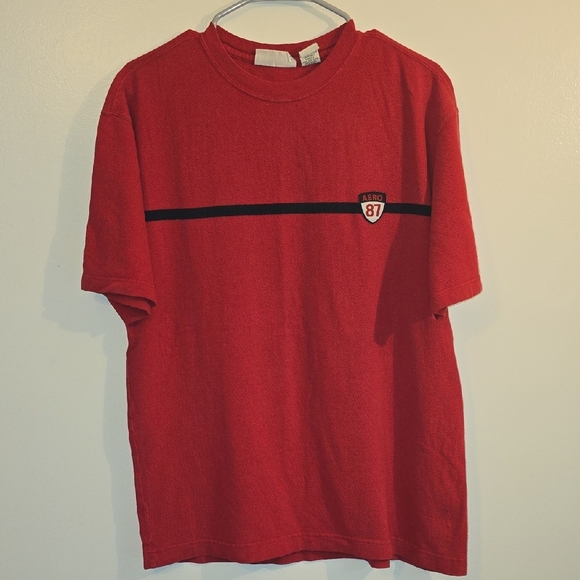 Aeropostale Red Graphic Short Sleeve Vintage Y2K Tee - Picture 1 of 5